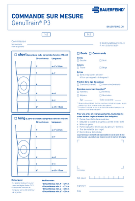 Commande sur mesure - GenuTrain P3