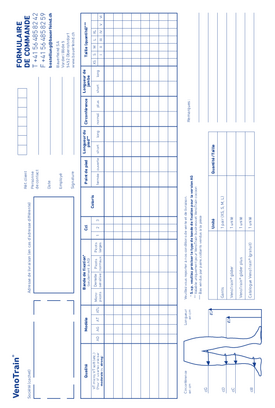 Formulaire de commande - VenoTrain
