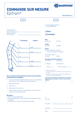 Commande sur mesure EPITRAIN