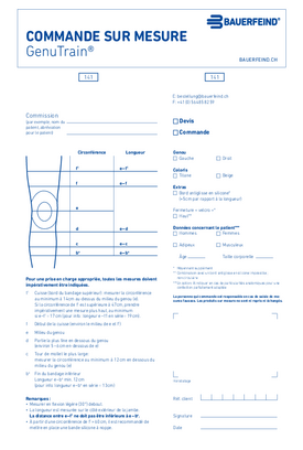 Commande sur mesure - GenuTrain