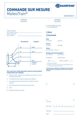 Commande sur mesure - MalleoTrain