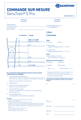 Commande sur mesure - GenuTrain S Pro